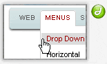 Drop Down Menu icon